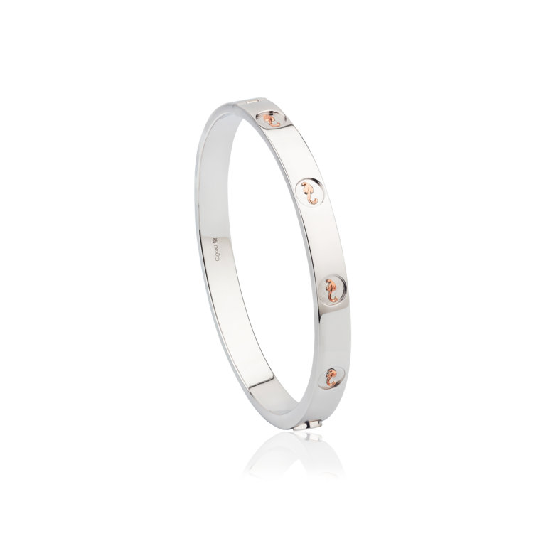 Clogau Silver Tree of Life Insignia Bangle