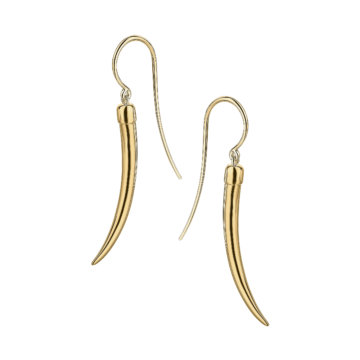 Shaun Leane Yellow Gold Vermeil No.1 Small Earrings