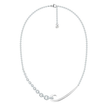 Shaun Leane Silver Hook Chain Choker Pendant