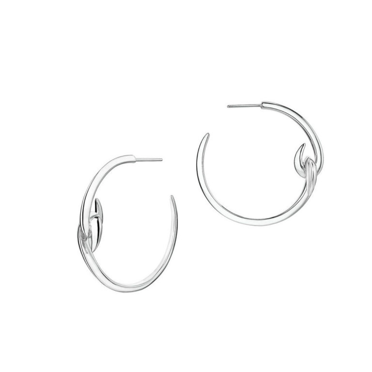 Shaun Leane Silver Hook Hoop Earrings