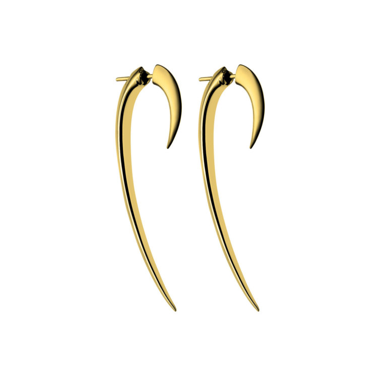 Shaun Leane Yellow Gold Vermeil Hook Size 2 Earrings
