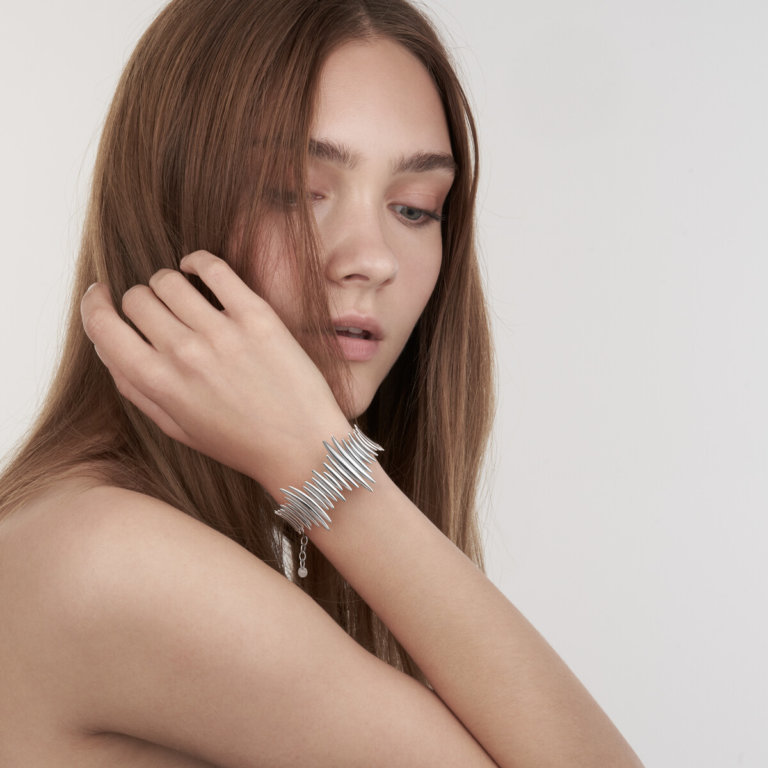 Shaun Leane Silver Quill Wrap Multi Bracelet - Image 2