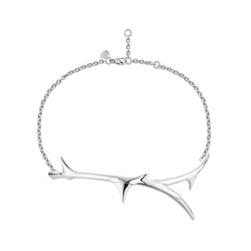 Shaun Leane Silver Rose Thorn Horizontal Bracelet