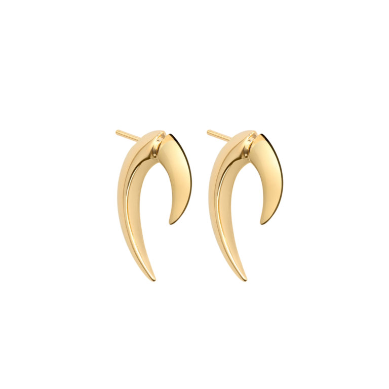 Shaun Leane Yellow Gold Vermeil Talon Small Earrings