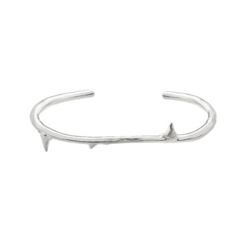 Shaun Leane Silver Rose Thorn Bangle