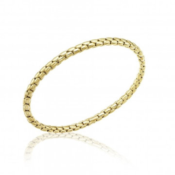 Chimento Stretch Spring Yellow Gold Bracelet