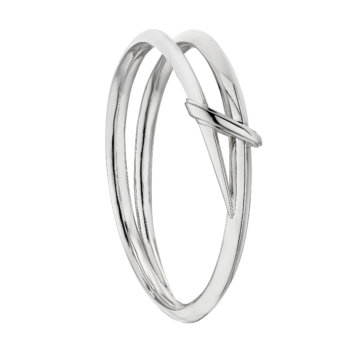 Shaun Leane Silver Sabre Deco Twist Bangle