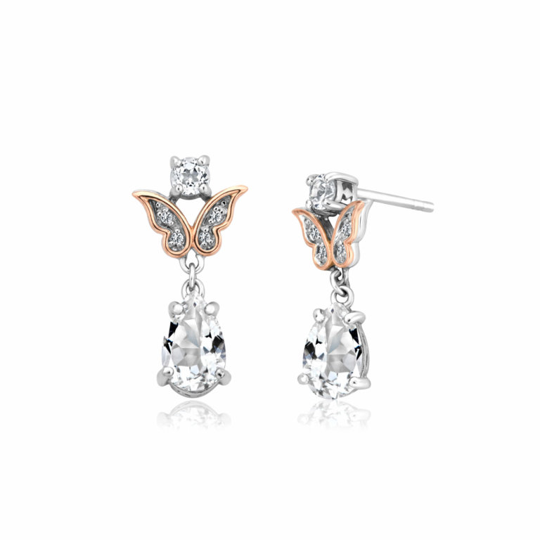 Clogau Silver Kensington Fife Tiara Drop Earrings