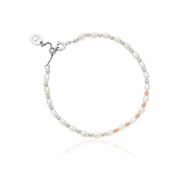 Clogau Nature's Wonder Sterling Silver Beachcomber Bracelet with Pearls