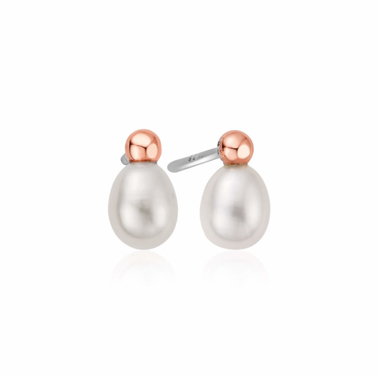 Clogau Silver Welsh Beachcomber Stud Earrings