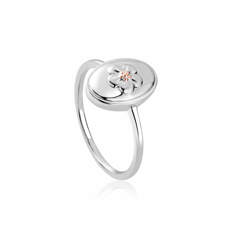 Clogau Silver Forget Me Not Ring
