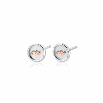 Clogau Silver Tree of Life Insignia Stud Earrings