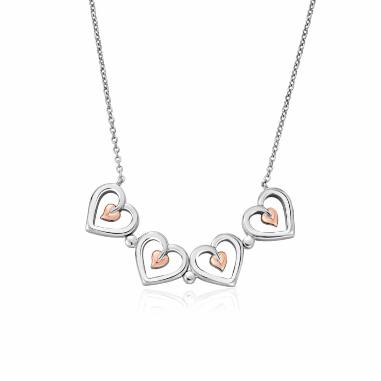 Clogau Silver Tree of Life Heart Necklace