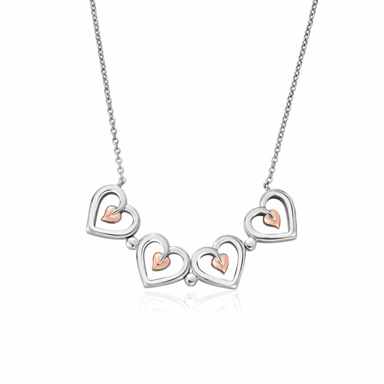 Clogau Silver Tree of Life Heart Necklace - Image 2
