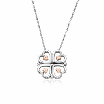 Clogau Silver Tree of Life Heart Necklace