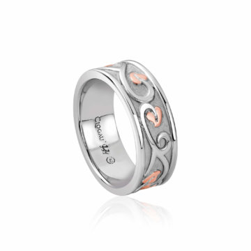Clogau Silver Tree of Life Wide Ring
