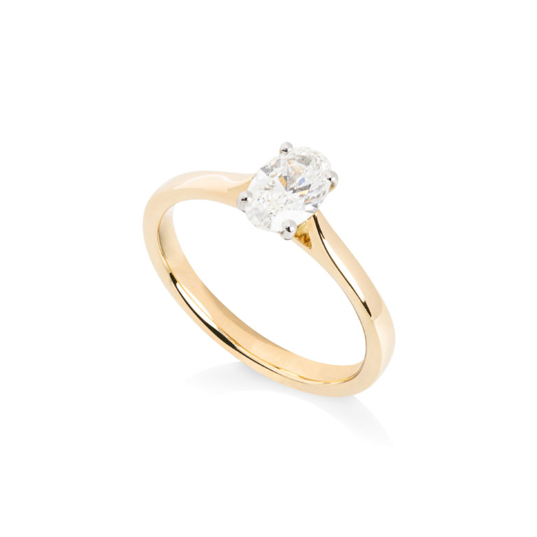 Forever Fattorinis 1.01ct Oval Cut Diamond Ring