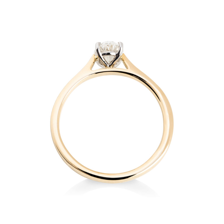Forever Fattorinis 0.71ct Oval Cut Diamond Ring