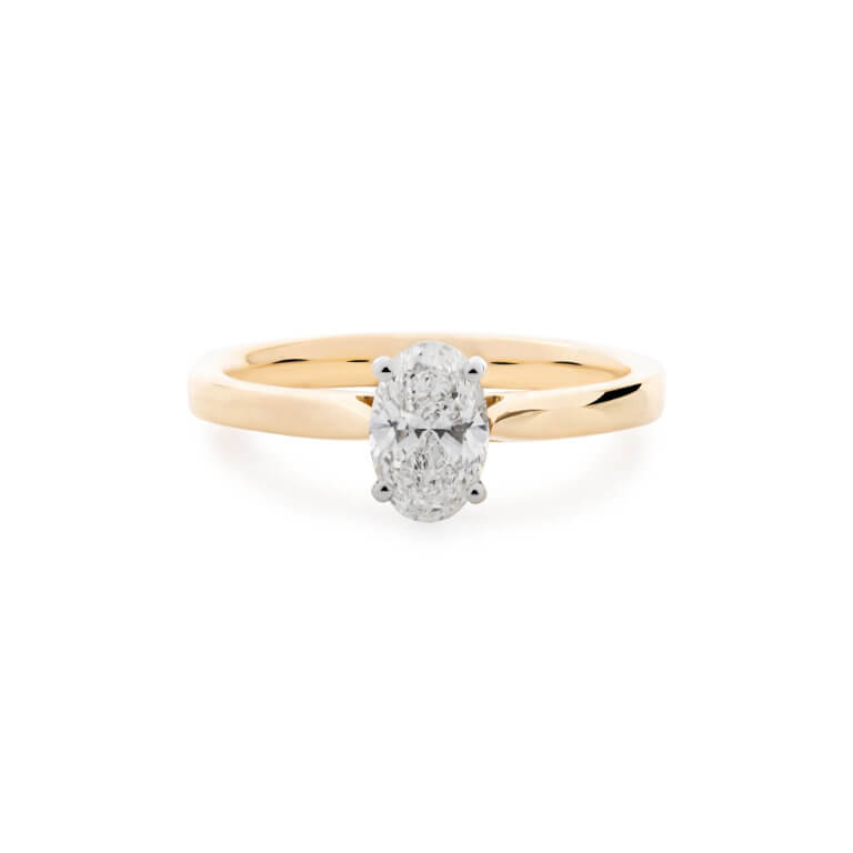 Forever Fattorinis 0.71ct Oval Cut Diamond Ring