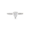 Forever Fattorinis 0.70ct Pear Cut Diamond with Diamond Shoulders Ring - Image 3