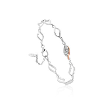 Clogau Silver Past Present Future Bracelet