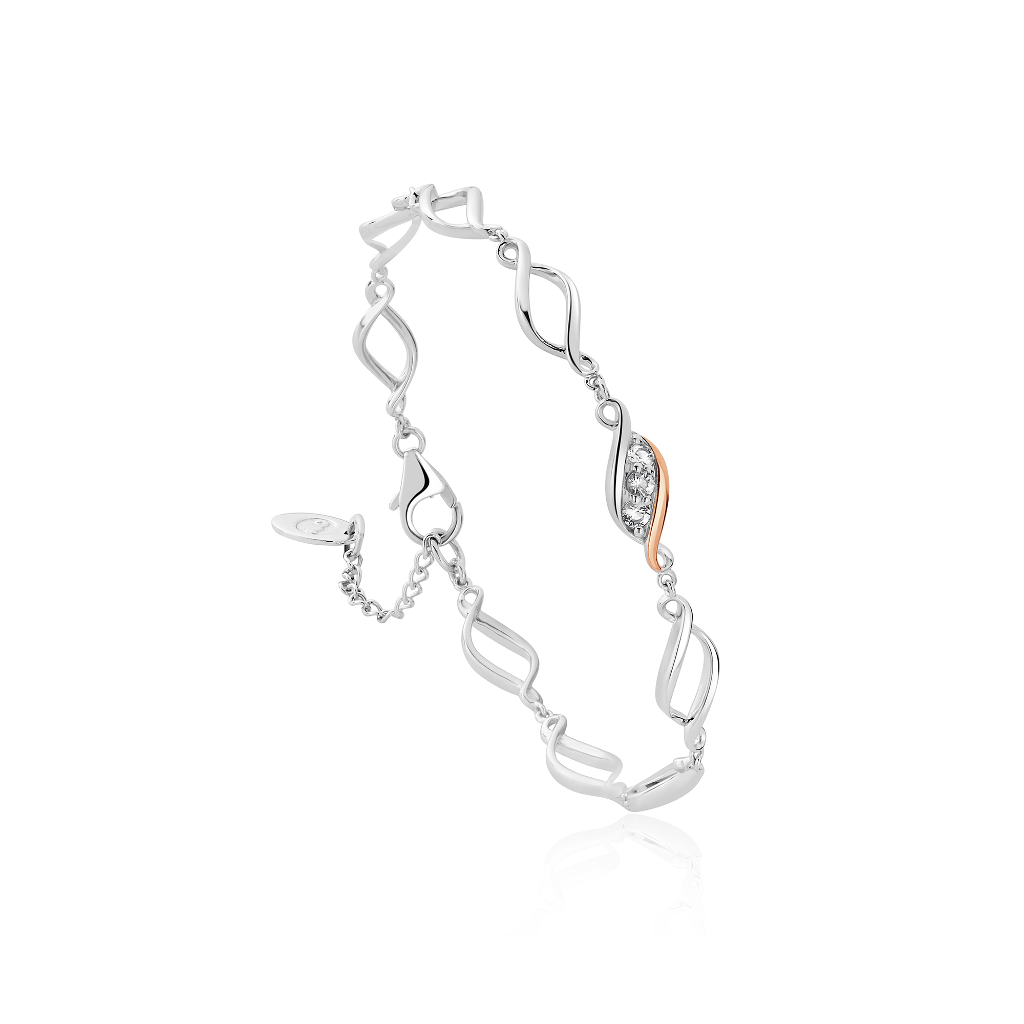 Clogau Silver Past Present Future Bracelet Jeweller in Harrogate