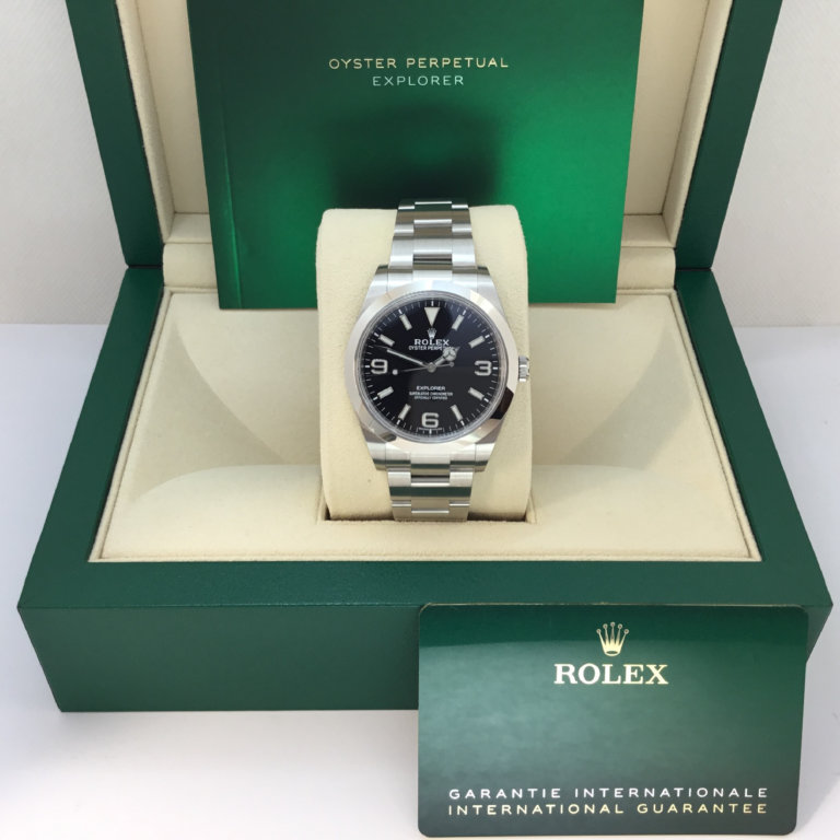 Pre-owned Rolex Oyster Perpetual Explorer 39mm Watch - Image 2