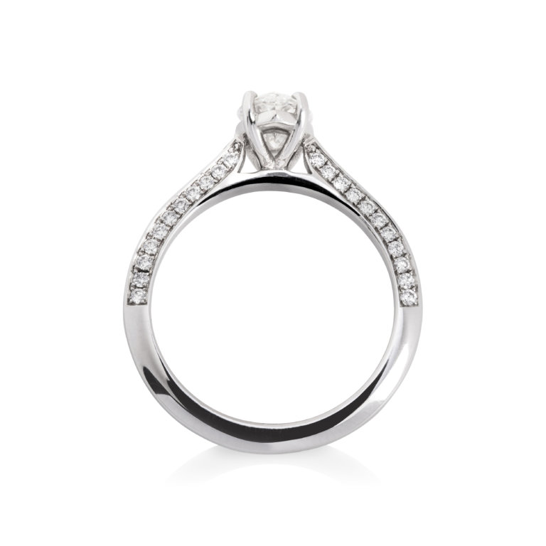 Marquise Cut 1.02ct Diamond Single Stone Ring - Image 2