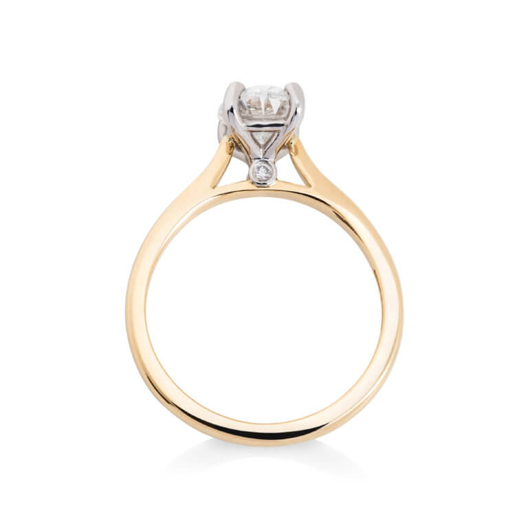 Laboratory Grown Oval Brilliant Cut 1.50ct Diamond Ring - Image 2