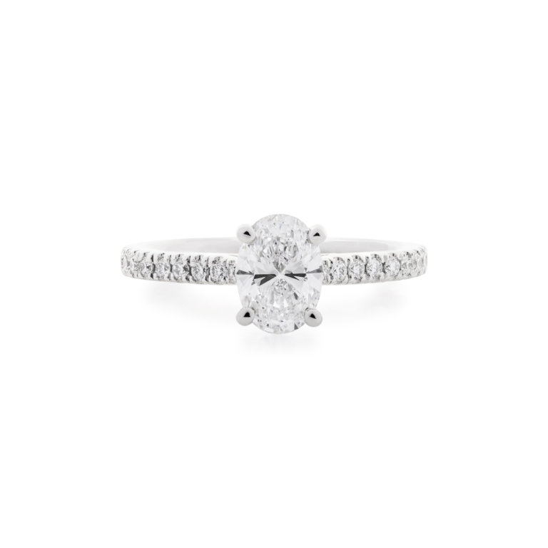 Laboratory Grown Oval Brilliant Cut 1.01ct Diamond Ring - Image 3