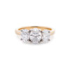 Laboratory Grown Oval Brilliant Cut 1.97ct Diamond Three Stone Ring - Image 3