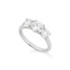 Laboratory Grown Round Brilliant 2.06ct Diamond Three Stone Ring
