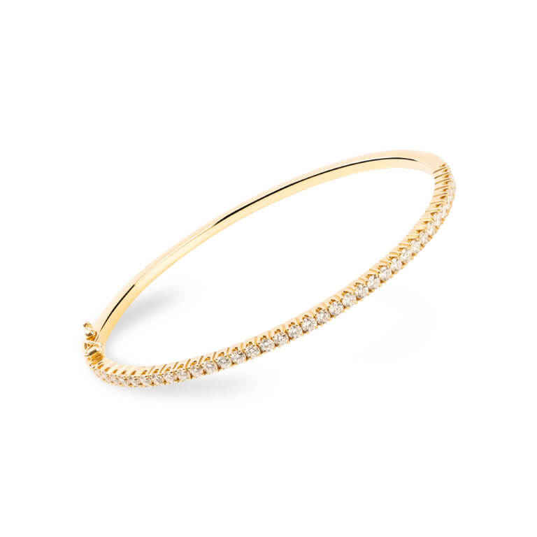 Diamond Set 1.60ct Classic Bangle