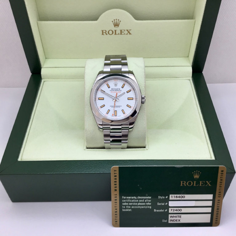 Pre-owned Rolex Oyster Perpetual Milgauss Watch - Image 2