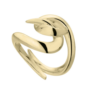 Shaun Leane Yellow Gold Vermeil Hook Ring