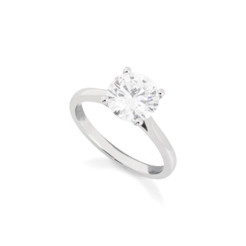 Laboratory Grown Round Brilliant Cut 2.00ct Diamond Ring