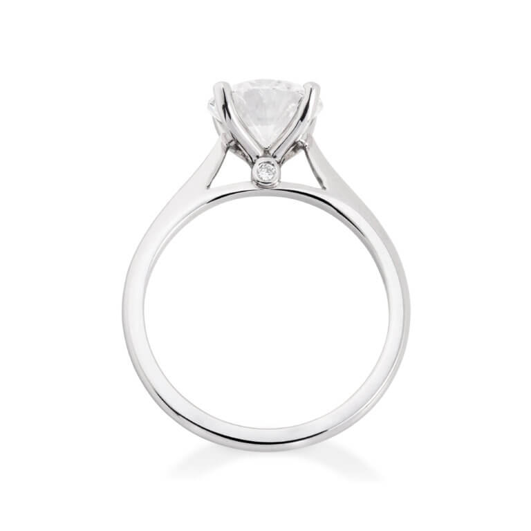 Laboratory Grown Round Brilliant Cut 2.00ct Diamond Ring