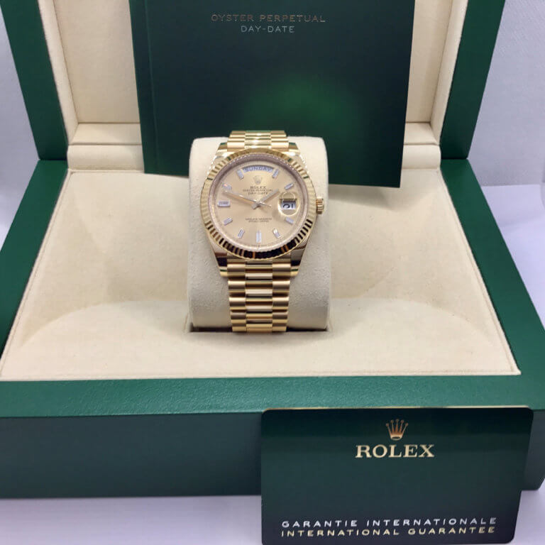 Pre-owned Rolex Oyster Perpetual Day-Date 40 Watch - Image 2