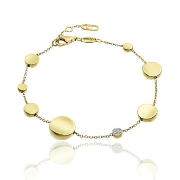Chimento Armillas Glow 18ct Yellow Gold and Diamond Bracelet