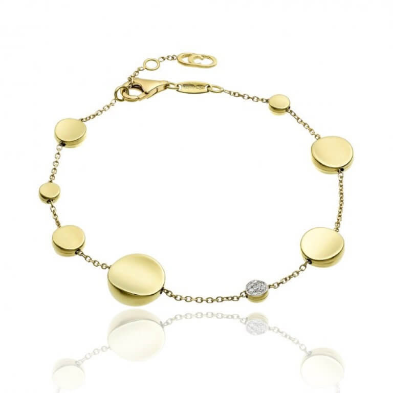 Chimento Armillas Glow 18ct Yellow Gold and Diamond Bracelet