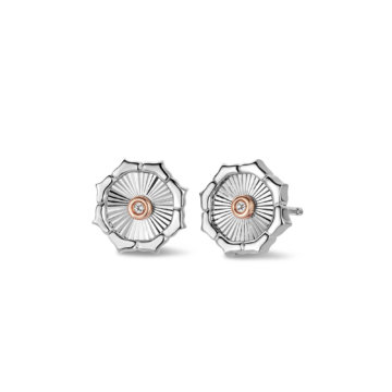 Clogau Silver Nos Da White Topaz Stud Earrings