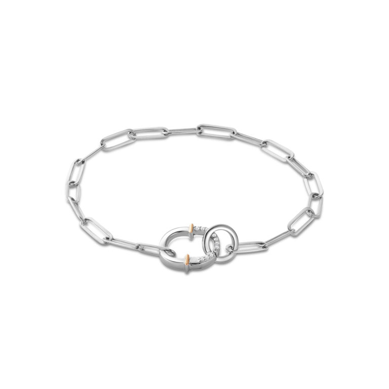 Clogau Silver Connection White Topaz Bracelet