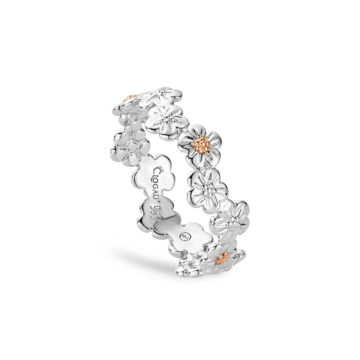 Clogau Silver Forget Me Not Ring