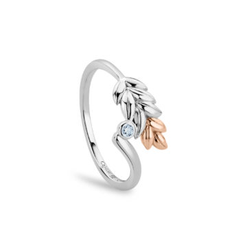 Clogau Silver Lilibet Blue Topaz Ring