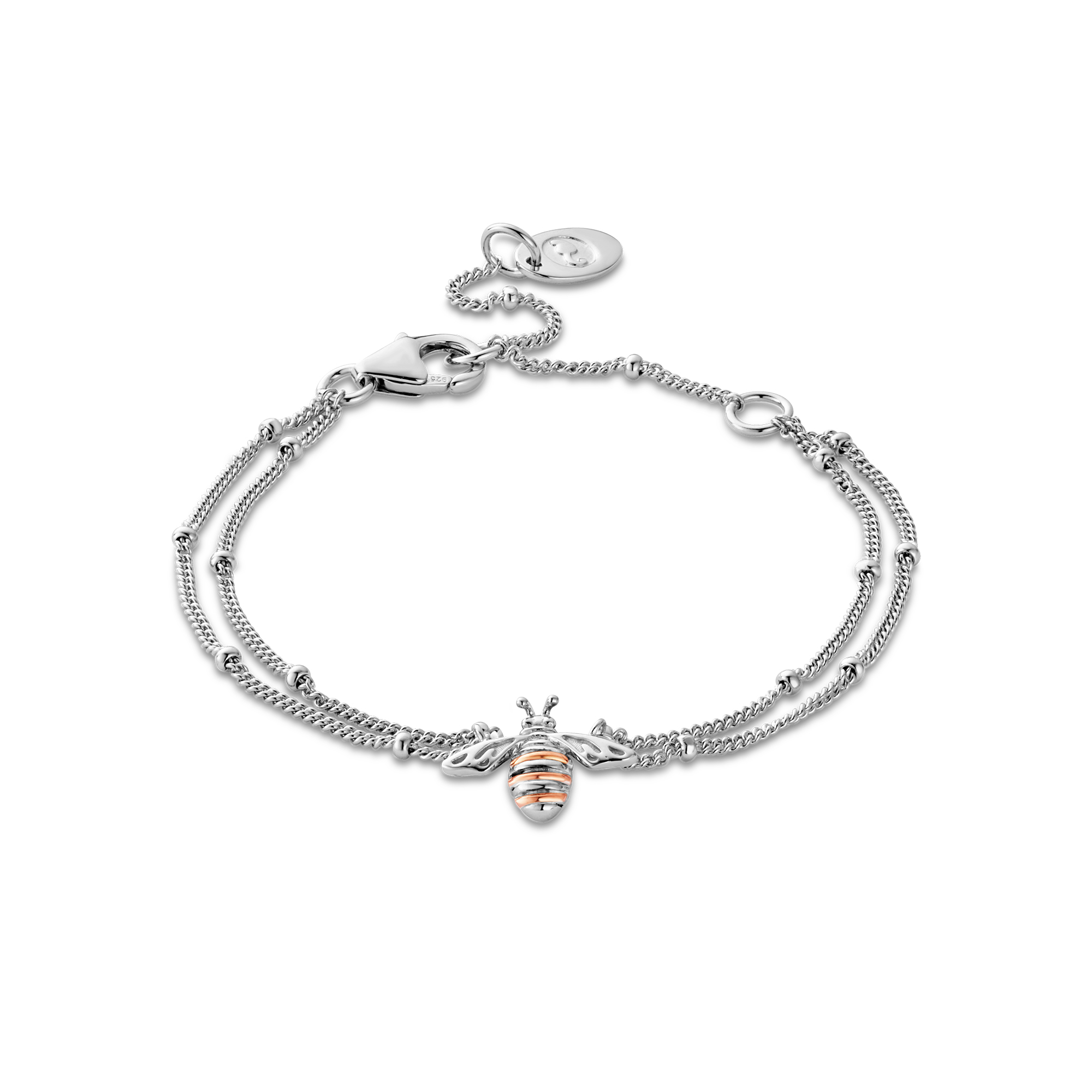 Clogau Silver Past Present Future Affinity Bead Bracelet | Jeweller in