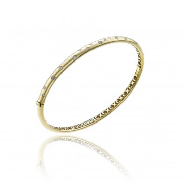 Chimento Brio 18ct Yellow Gold and Diamond Bangle