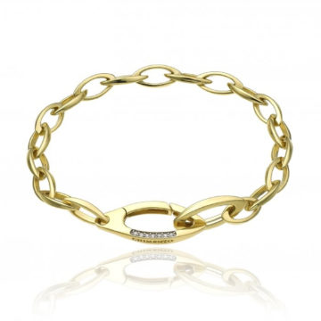 Chimento Link Sensi Yellow Gold and Diamond Bracelet