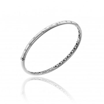 Chimento Brio 18ct White Gold and Diamond Bangle
