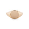 Yellow Gold Cushion Medium Signet Ring - Image 2