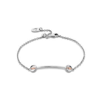 Clogau Silver Tree of Life Insignia Curve Bracelet